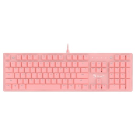 Keyboard A4Tech Bloody B800 Dual Color Mechanical Pink/White USB for Gamer Led-2