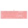Keyboard A4Tech Bloody B800 Dual Color Mechanical Pink/White USB for Gamer Led