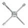 The key cross -shaped tundra, 17 x 19 x 21 mm, square 1/2 "