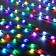 Smart garland "thread" 5 m dews with nozzles "flowers", IP20, silver thread, 100 LED, remote control, application, glow RGB, USB
