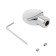 Turnip on the stem cylinder Bulat VC 01.04, chrome