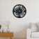 Wall clock, series: interior, "mechanism", discrete move, D-45 cm