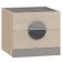 Covereign cabinet "Tivoli", 450 × 446 × 400 mm, sonoma oak / clay gray / graphite
