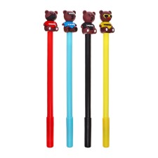 Gel-ghost pen, blue rod, stylish bear mix