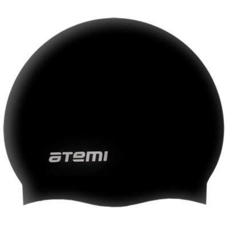 ATEMI SC301 swimming cap, silicone, black color