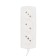 Extension cord Proconnect Standard 3 Nest, 5 m, 2x0.75 mm², b/s, white