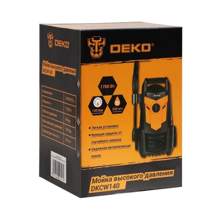 High pressure washing DEKO DKCW140, 1700 W, 140 bar, 330 l/h/h-6