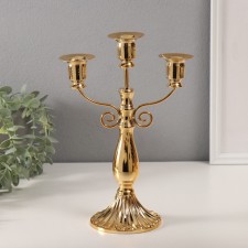 Summary Metal for 3 candles 