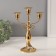 Summary Metal for 3 candles "Classic with curls" D-2 cm 10x18.5x27.2 cm