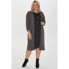 Women's dress, size 54, gray color