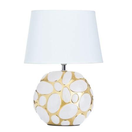 Decorative table lamp Arte Lamp Poppy A4063LT-1GO, E14, 40 W, 25x18x34 cm, golden, white-1