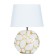 Decorative table lamp Arte Lamp Poppy A4063LT-1GO, E14, 40 W, 25x18x34 cm, golden, white