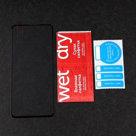 Protective glass Mobility, for Realme 9i, full glue, black-1