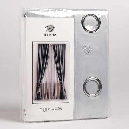 Curtain curtain Ethel "Classics", on eyelets 130*300 cm, 100% p/e-4