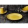 Board ceramic dinner shade "Sea World", d = 27 cm, yellow color