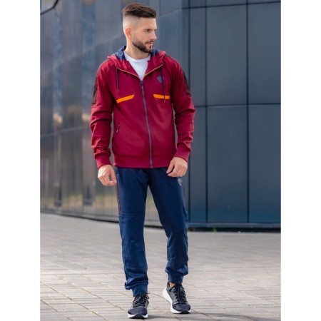 Sports costume men's ise, size 46, burgundy color