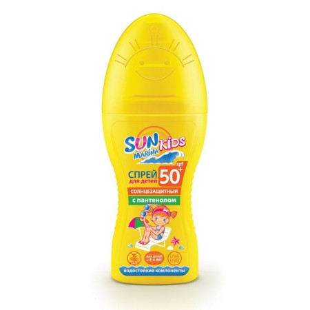 Children's spray for safe tanning bio-ton Sun Marina Kids SPF-50+, 150 ml