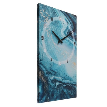 Carty clock is wall-mounted, interior "sea", 35 x 60 cm, on canvas, silent-2