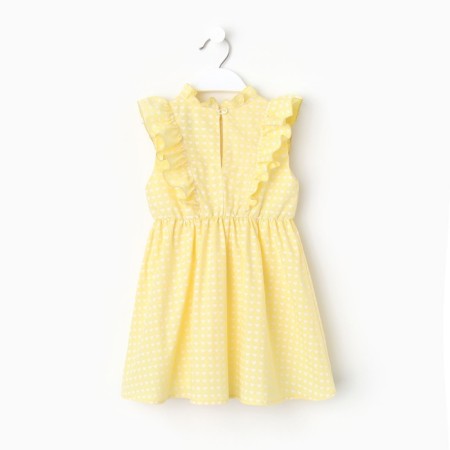 Baby dress with wings KAFTAN, size 34 (122-128 cm), yellow color-9