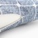 Pillowcase decorative Ethel squares blue color, 45x45 cm polyester