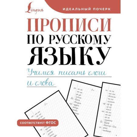 Records in the Russian language. Learning to write syllables and words