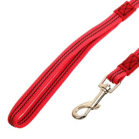 Kaponnoye Zononic leash with latex thread, 2 m x 1.5 cm, red-1