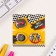 Icons sunset set 3 pcs d = 25 mm "Racing" 7x7 cm
