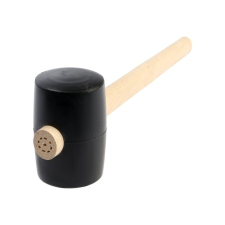 Kiyanka scrap, wooden handle, black rubber, 65 mm, 500 g-4