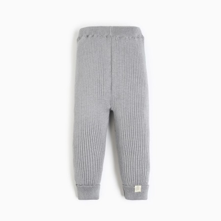 Legins knitted crumb I, height 68-74 cm, color gray color