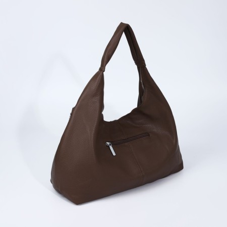 Load bag with lightning, external pocket, brown color-1