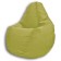 Mear-bag “Pear” Positive Liberty, size L, diameter 80 cm, height 100 cm, velor, olive color