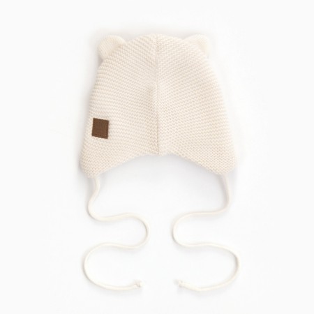 Children's hat, white color, size 44-46-2