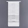 Paper package, with a window, rectangular bottom, white, 13 x 10 x 28 cm