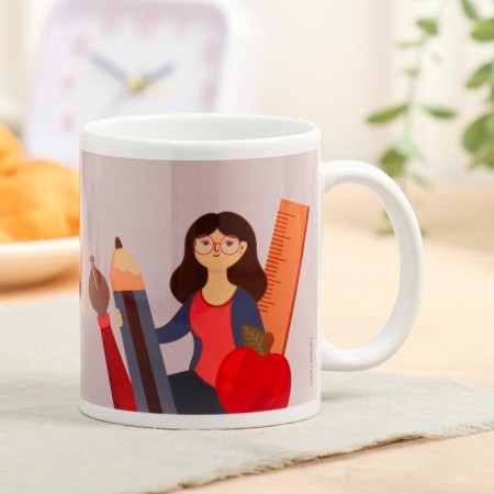Sublimation "Best Teacher" 320 ml, with application-2