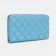 Women's wallet with lightning, blue color