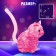 Puzzle 3D crystalline “cat”, 21 details, color mix