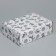 Box the team "bumps", white, 27 x 21 x 9 cm, new year