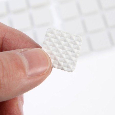Lining furniture square tundra, size 18 x 18 mm, 32 pcs, polymer, white color-4