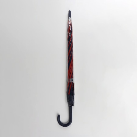 Umbrella - semiautomatic “stripes” cane, 8 knitting needles, r = 54 cm, blue/red color-3
