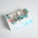 Box for eclairs with inserts - 5 pcs “Let it Snow”, 25.2 x 15 x 7 cm, New Year