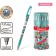 Ballic handle Erichkrause Colortouch Ornament, node 0.7 mm, thin letter, rubber holder, rod with design, blue ink blue