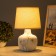 Highway lamp comfort E14 40W is white, gold 30x18x18 cm