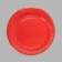 Plate disposable paper plain, red color