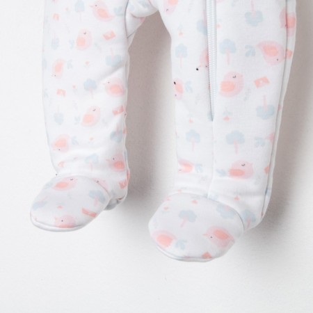 Dublep Own Duilled Children, White Color/Birds, Height 68 cm-2