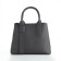 Women's bag with lightning, textura, average size, color gray