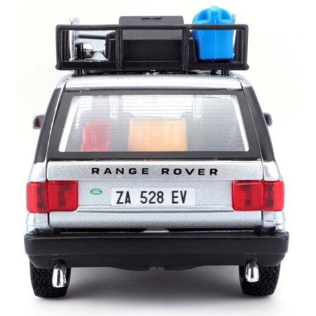 BBURAGO LAND ROVER, DIE-CAST, 1:26, opening doors, silver color-3