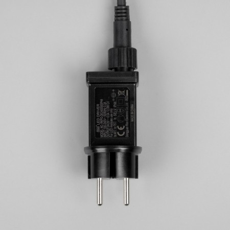 Garland "Clip-Light" 3 threads of 20 m, IP44, UMS, dark thread, 399 LED, glow warm white, flicker, 24 V in-3
