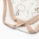 Body with a long sleeve, beige color/hares, height 80