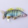 A toy for cats with mint "pike perch" from textiles, 20 cm