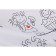 Bath curtains "float" 180x200 cm, BT-829204